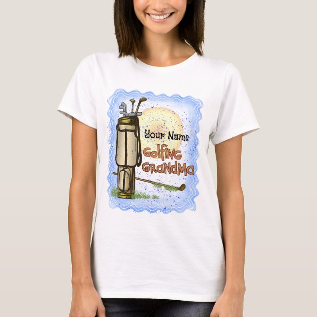 Golfing Grandma T-Shirt (Front)