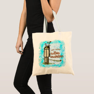 Golfing Grandma  Tote Bag