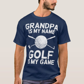 Golfing Grandpa Golf Grandfather Golfer Gift T-Shirt