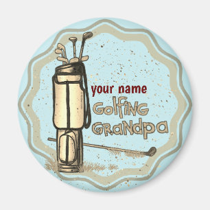 Golfing Grandpa  magnet