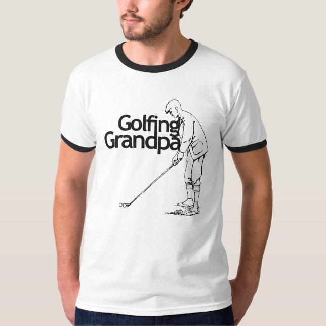 Golfing Grandpa T-Shirt (Front)