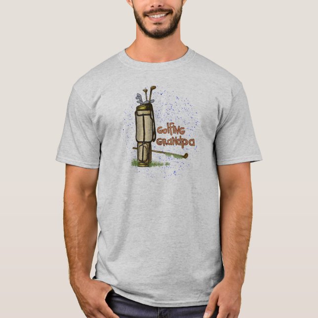 Golfing Grandpa t-shirt (Front)