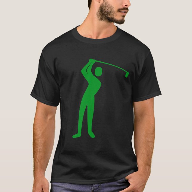 Golfing - Grass Green T-Shirt (Front)