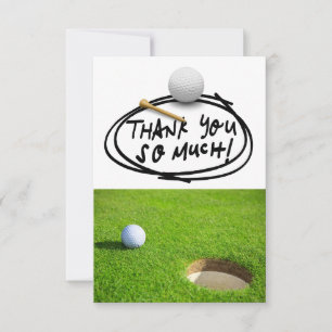 GOLFing Green Gratitude: Par-fect Thank You Card
