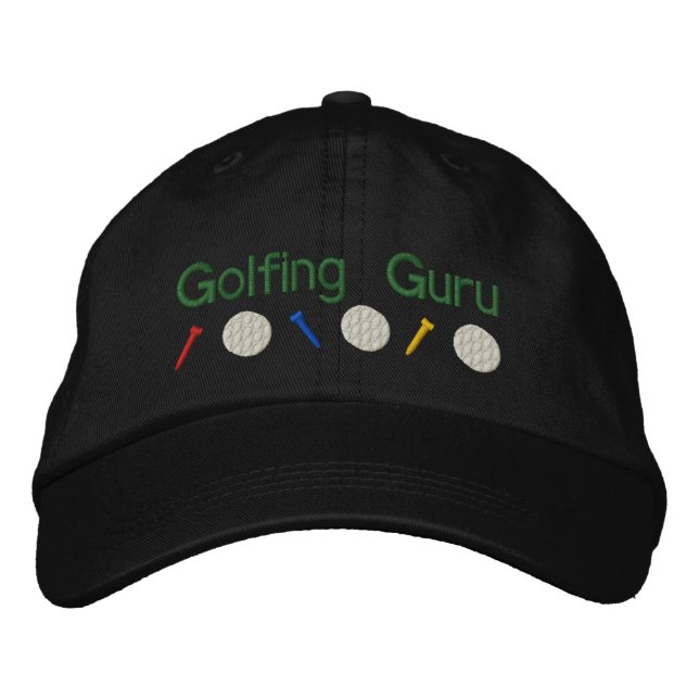 Golfing Guru Embroidered Hat (Front)