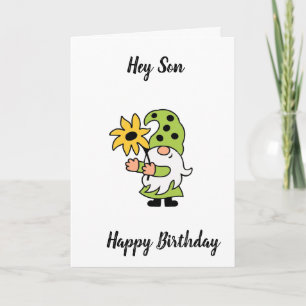 GOLFING HUMOR FOR "SON" ON YOUR BIRTHDAY CARD