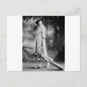 Golfing in Style, 1920s Postcard