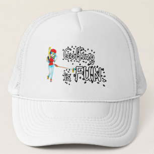 Golfing is fun Trucker Hat