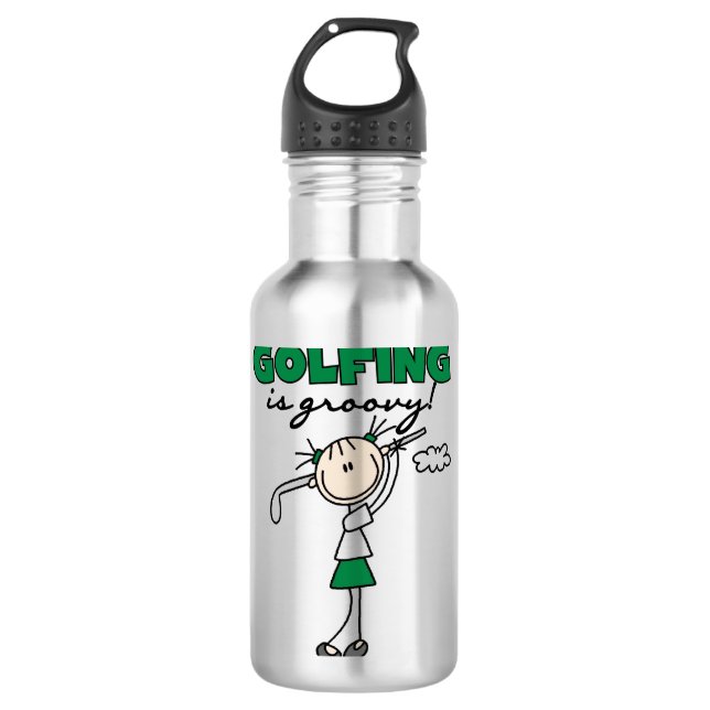 Golfing is Groovy 710 Ml Water Bottle (Front)