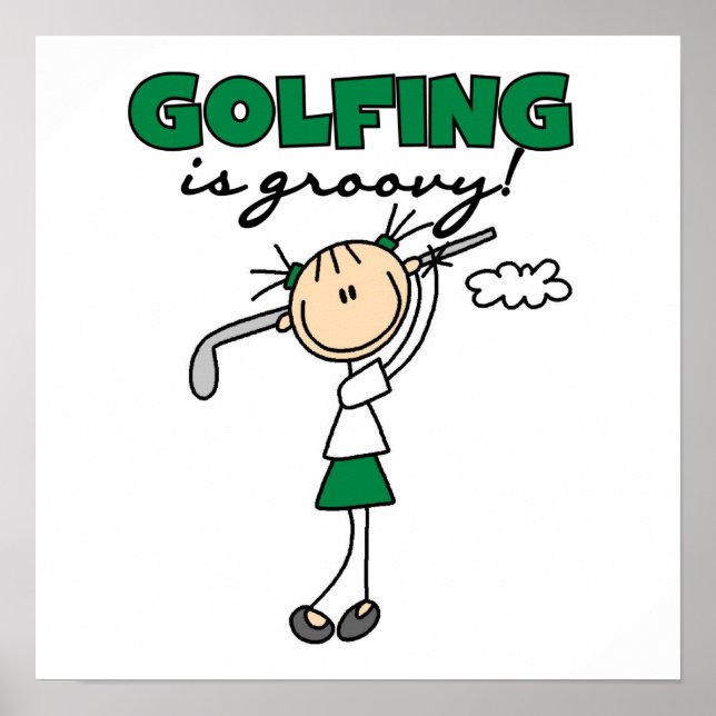 Golfing is Groovy Poster (Front)