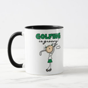 Golfing is Groovy Tshirts and Gifts Mug