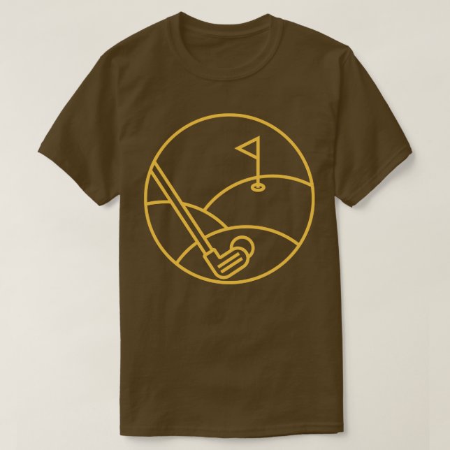 Golfing Is Love  T-Shirt (Design Front)