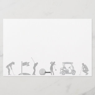 Golfing Journey: From Tee to Green Stationery