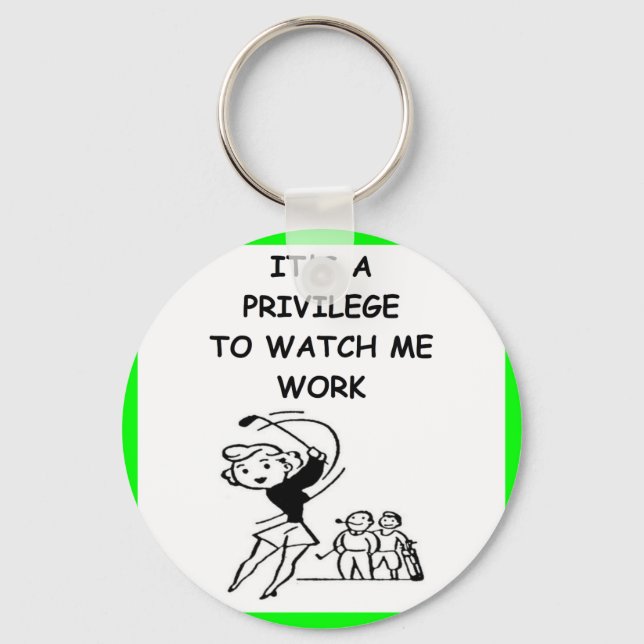 golfing key ring (Front)