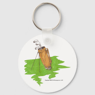 Golfing Keychain