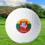 Golfing Lithuania & Lithuanian Flag / Golf Ball<br><div class="desc">Golf Ball: Lithuanian Flag & Lithuania golfing enthusiast - love my country,  travel,  holiday,  national patriots / sports fans</div>