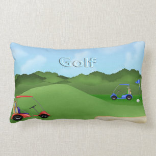 Golfing Lumbar Pillow