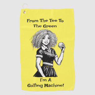 Golfing Machine Women's Golf Towel