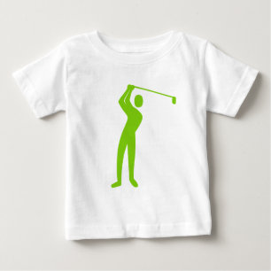 Golfing - Martian Green Baby T-Shirt