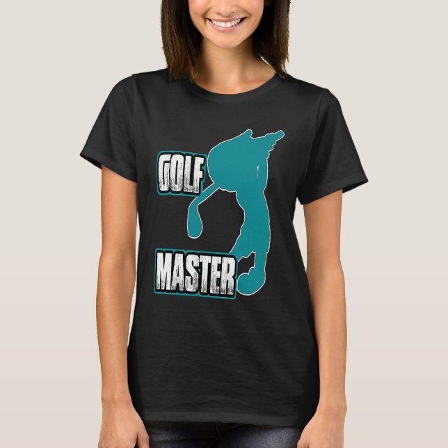 Golfing Master Club Course Tournament Championship T-Shirt (Front)