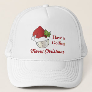Golfing 🏌️‍♂️  Merry Christmas Trucker Hat