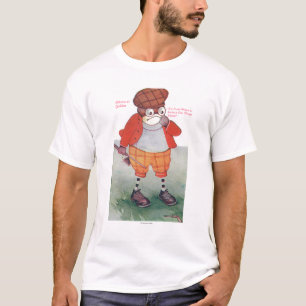 Golfing Owl Noting Silence is Golden T-Shirt