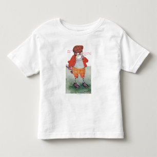 Golfing Owl Noting Silence is Golden Toddler T-Shirt