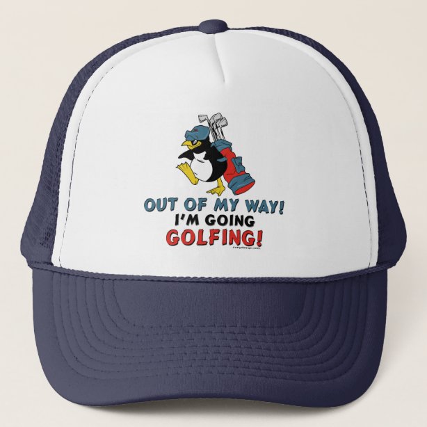 Funny Golf Hats & Caps Zazzle UK