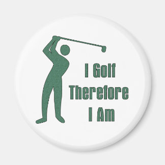 Golfing Philosophy Magnet
