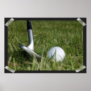 Golfing Photo Poster