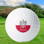 Golfing Poland & Polish Flag / Golf Ball<br><div class="desc">Golf Ball: Polish Flag & Poland golfing enthusiast - love my country,  travel,  holiday,  national patriots / sports fans</div>