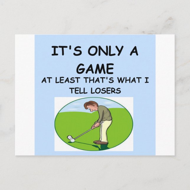 golfing postcard (Front)