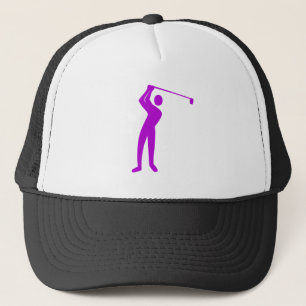 Golfing - Purple Trucker Hat