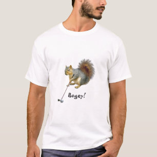 Golfing Squirrel T-shirt
