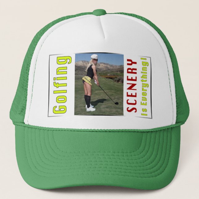Golfing Trucker Hat (Front)
