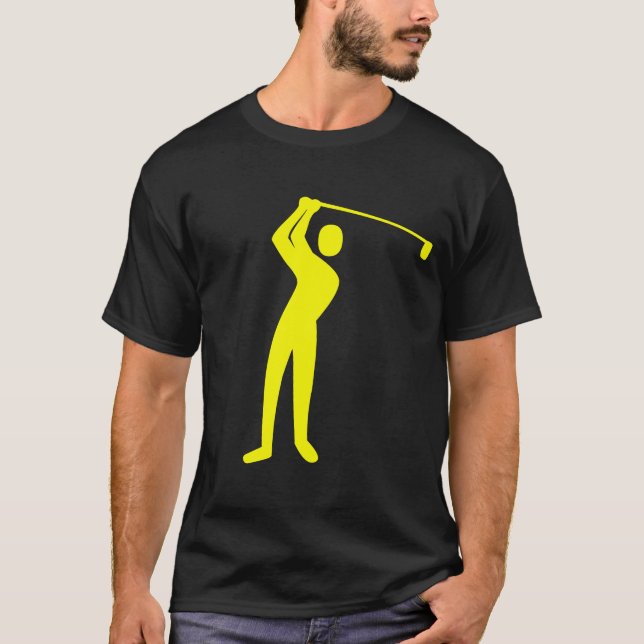 Golfing - Yellow T-Shirt (Front)