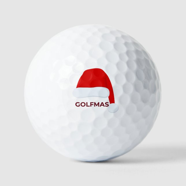 GOLFMAS Christmas Golf Ball  (Front)