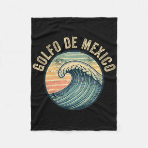 Golfo De Mexico Viva Mexico Gulf Of Mexico Souveni Fleece Blanket