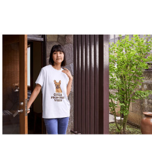 Golia Frenchie Vibes – Trendy French Bulldog Minim T-Shirt