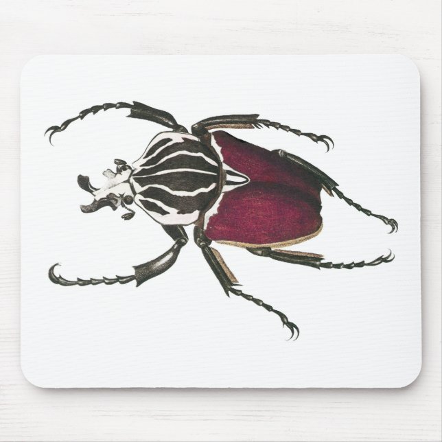 Goliath Beetle Mouse Mat (Front)