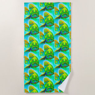 GOLIATH GROUPER BEACH TOWEL