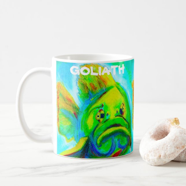 GOLIATH GROUPER MUG (With Donut)
