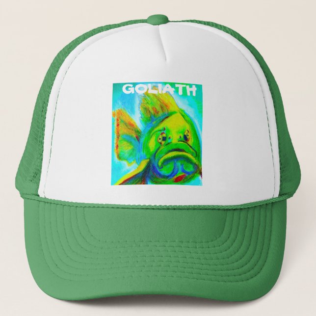 GOLIATH GROUPER TRUCKER HAT (Front)