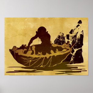 GOLLUM™ in a Raft Poster