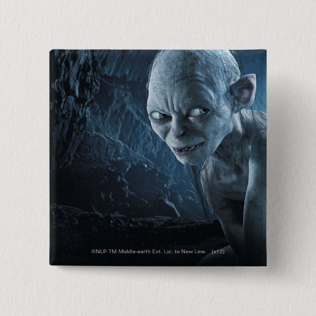 GOLLUM™ in Cave 15 Cm Square Badge (Front)
