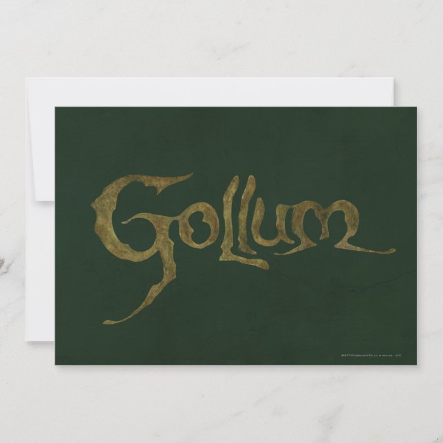 GOLLUM™ Name - Textured (Front)