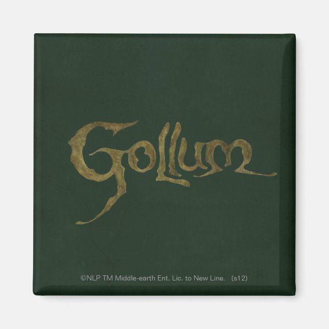 GOLLUM™ Name - Textured Magnet (Front)