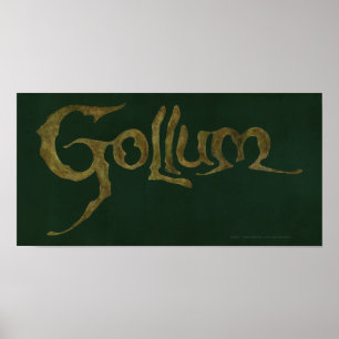 GOLLUM™ Name - Textured Poster