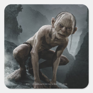 GOLLUM™ on a Rock Square Sticker