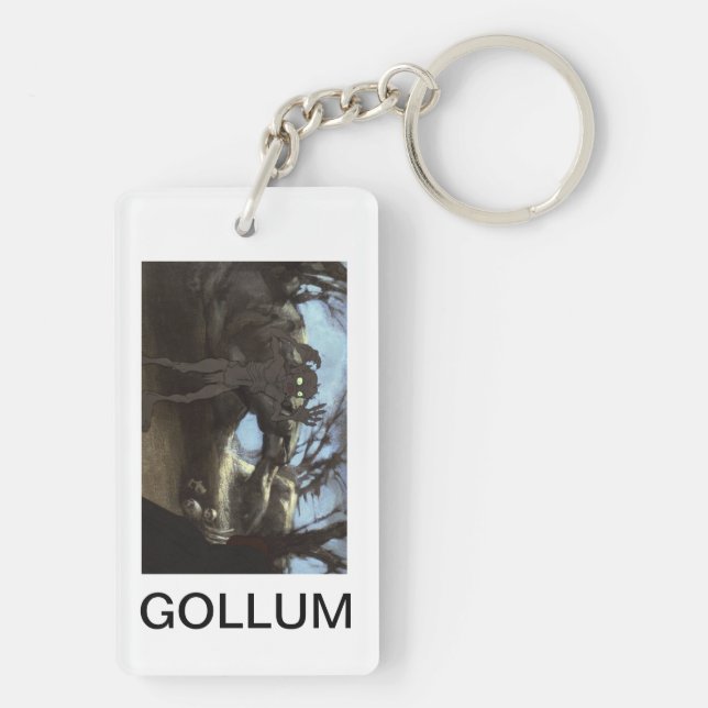 GOLLUM(TM) Acrylic Keychain (Back)